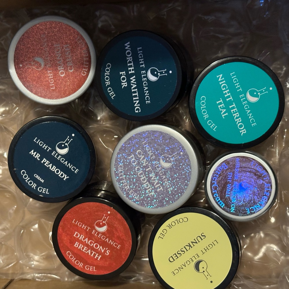 Light elegance hard gel bundle of 9